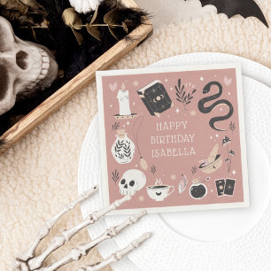Mystical Crystal Fortune Teller Birthday Party Servet