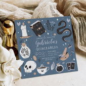 Mystical Crystal Fortune Teller Quinceanera Kaart