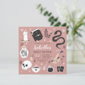 Mystical Crystal Fortune Teller Sweet Sixteen Kaart (Staand voorkant)