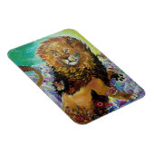 Mystical Crystal Lion Painting "New Worlds" Magneet (Rechterzijde)