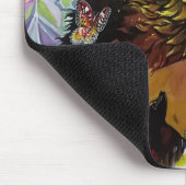 Mystical Crystal Lion Painting "New Worlds" Muismat (Hoek)