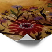 Mystical Crystal Lion Painting "New Worlds" Poster (Hoek)