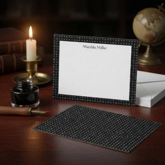 Mystical Custom Stationery Notitiekaartje