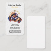 Mystical design with crystal ball visitekaartje (Voorkant / Achterkant)