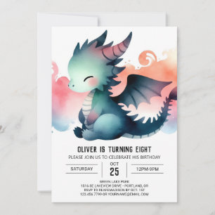 Mystical Dragon Birthday Digitaal Kaart