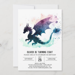 Mystical Dragon Birthday  Kaart