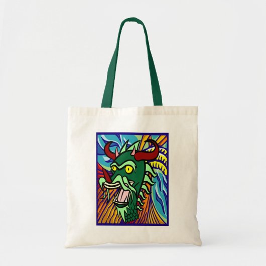 Mystical Dragon Canvas tas (Voorkant)