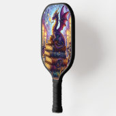 Mystical Dragon Wizard Books Pickleball Paddle (Links)