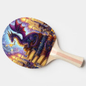 Mystical Dragon Wizard Books Tafeltennisbatje (Zijkant)