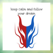 Mystical Dragoon Fantasy Raamsticker (Vel 3)