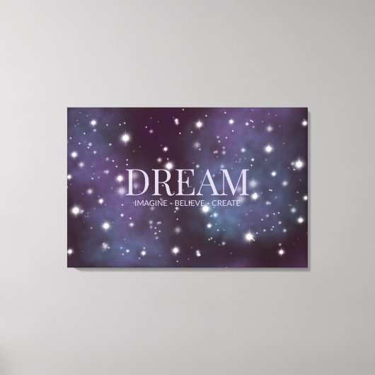 Mystical Dream Dusty Violet Canvas Afdruk (Voorkant)