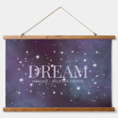 Mystical Dream Dusty Violet Hangend Wandkleed (Voorkant)