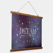 Mystical Dream Dusty Violet Hangend Wandkleed (Gebogen)