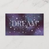 Mystical Dream Dusty Violet met meer sterren Visitekaartje (Voorkant)