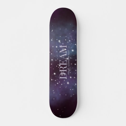 Mystical Dream Dusty Violet Persoonlijk Skateboard (Voorkant)