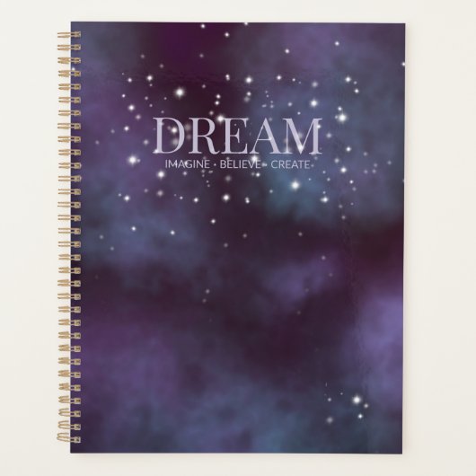 Mystical Dream Dusty Violet Planner (Voorkant)