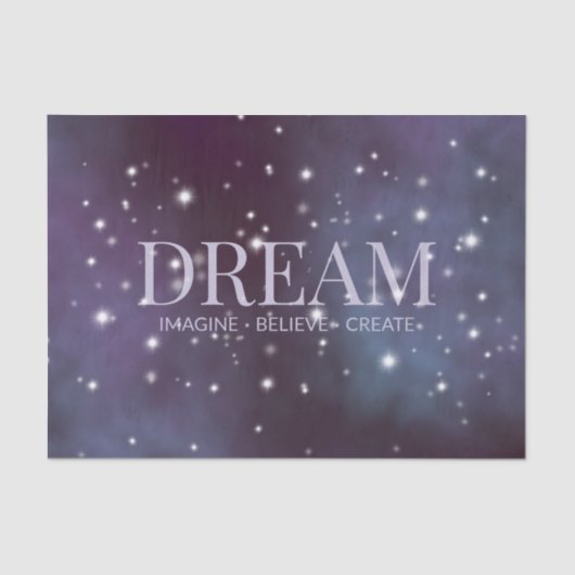 Mystical Dream Dusty Violet Tissuepapier (Voorkant)