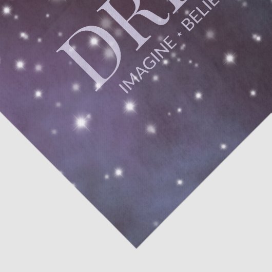 Mystical Dream Dusty Violet Tissuepapier (Detail)