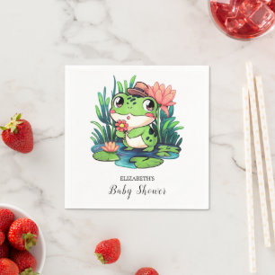 Mystical Dreamy Frog Baby shower Servet