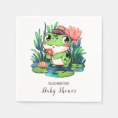 Mystical Dreamy Frog Baby shower Servet (Voorkant)