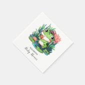 Mystical Dreamy Frog Baby shower Servet (Hoek)