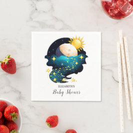 Mystical Dreamy Stars Baby shower Servet