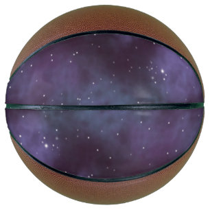 Mystical Dusty Violet Galaxy Basketbal