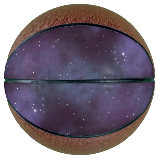 Mystical Dusty Violet Galaxy Basketbal (Voorkant)