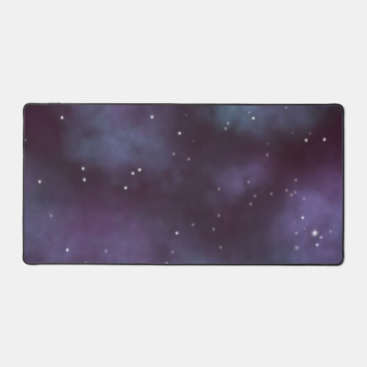 Mystical Dusty Violet Galaxy Bureaumat (Voorkant)