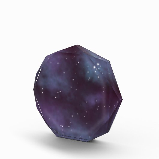 Mystical Dusty Violet Galaxy Fotoblokken (Rechts)