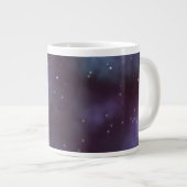 Mystical Dusty Violet Galaxy Grote Koffiekop (Voorkant rechts)
