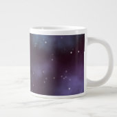 Mystical Dusty Violet Galaxy Grote Koffiekop (Rechts)
