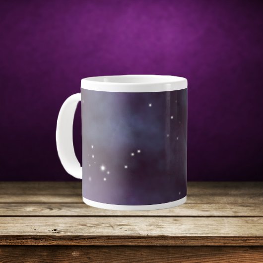 Mystical Dusty Violet Galaxy Grote Koffiekop