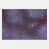 Mystical Dusty Violet Galaxy Inpakpapier Vel (Voorkant 3)