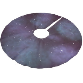 Mystical Dusty Violet Galaxy Kerstboom Rok