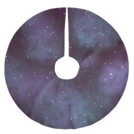 Mystical Dusty Violet Galaxy Kerstboom Rok
