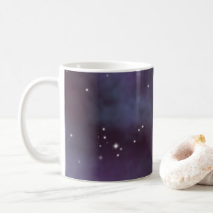 Mystical Dusty Violet Galaxy Koffiemok