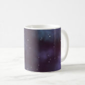 Mystical Dusty Violet Galaxy Koffiemok (Voorkant rechts)