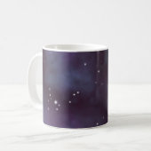Mystical Dusty Violet Galaxy Koffiemok (Voorkant links)