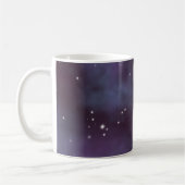 Mystical Dusty Violet Galaxy Koffiemok (Links)