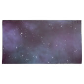 Mystical Dusty Violet Galaxy Kussensloop (Voorkant-Rechts)