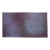 Mystical Dusty Violet Galaxy Kussensloop (Achterkant-Links)