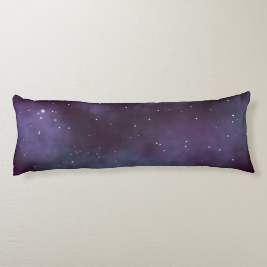 Mystical Dusty Violet Galaxy Lichaamskussen (Achterkant)