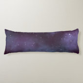 Mystical Dusty Violet Galaxy Lichaamskussen (Voorkant)