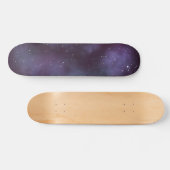 Mystical Dusty Violet Galaxy Persoonlijk Skateboard (Horizontaal)