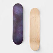 Mystical Dusty Violet Galaxy Persoonlijk Skateboard (Voorkant)