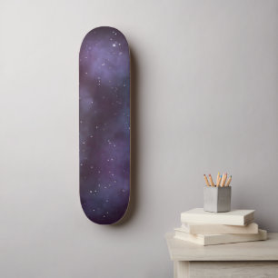 Mystical Dusty Violet Galaxy Persoonlijk Skateboard
