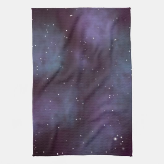Mystical Dusty Violet Galaxy Theedoek (Verticaal)