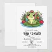 Mystical Enchanted Frog Baby shower Kaart (Voorkant / Achterkant)