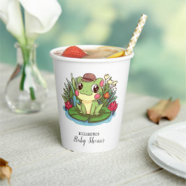 Mystical Enchanted Frog Baby shower Papieren Bekers